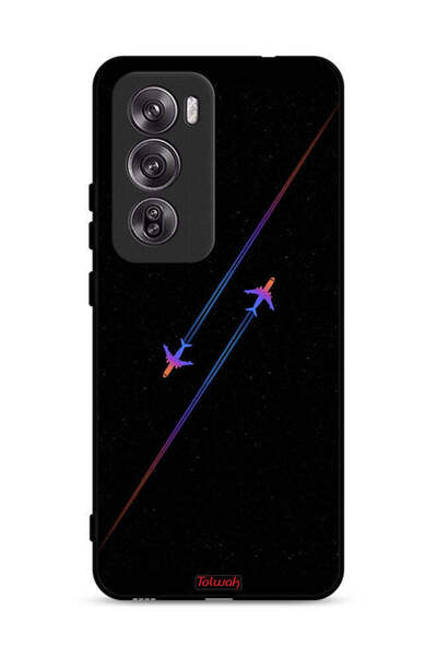 Tolwak غطاء حماية لهاتف Oppo Reno12 Pro 5G برسومات طائرات