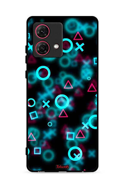 Tolwak غطاء حماية لهاتف موتورولا موتو جي 84 5 جي برسومات أيقونات لعبة الحبار ...