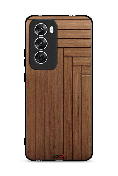 Tolwak غطاء حماية لهاتف Oppo Reno12 5G بنمط باب