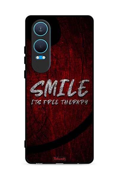 Tolwak غطاء حماية OnePlus Nord CE4 Lite 5G Smile Its Free Therapy