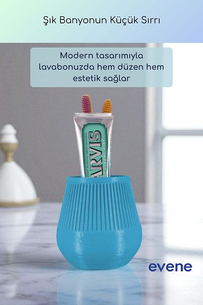 Evene Θήκη οδοντόβουρτσας Βάση οδοντόβουρτσας Βάση οδοντόβουρτσας Μπλε χρώμα Μοντέλο 88