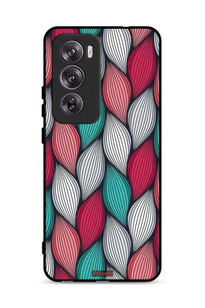 Tolwak غطاء حماية لهاتف Oppo Reno12 Pro 5G بنقشة ريشة