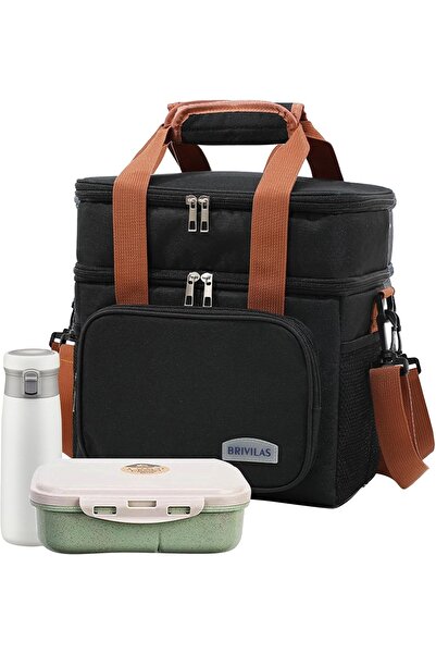 nuzki حقيبة غداء معزولة ومضادة للتسرب للرجال والنساء - مبردة مع حزام، مثالية ...