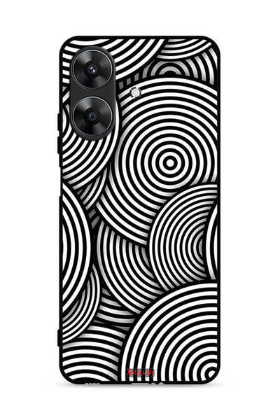 Tolwak غطاء حماية لهاتف Realme Note 60 4G بنمط دوائر وهمية