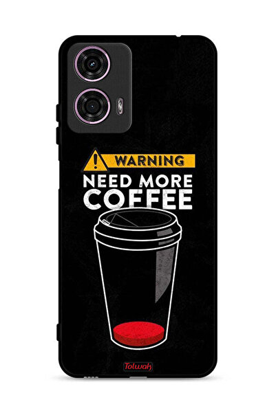 Tolwak غطاء حماية لهاتف موتورولا موتو جي 24 4G - بحاجة لمزيد من القهوة