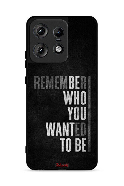 Tolwak غطاء حماية لهاتف موتورولا إيدج 50 برو 5G تذكر من أردت أن تكون