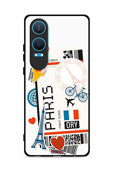 Tolwak غطاء حماية لهاتف OnePlus Nord CE4 Lite 5G، ملصق باريسي