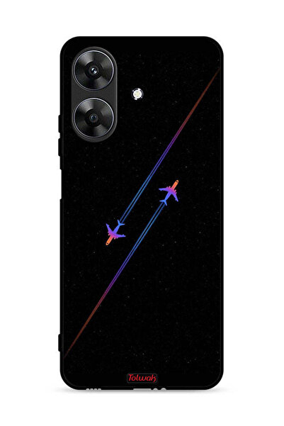 Tolwak غطاء حماية لهاتف Realme Note 60 4G برسومات طائرات