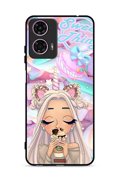 Tolwak غطاء حماية لهاتف موتورولا موتو جي 24 4G بتصميم سويت ثينج