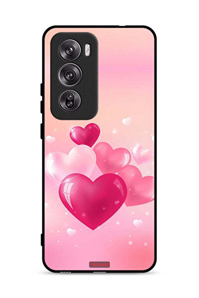 Tolwak غطاء حماية لهاتف Oppo Reno12 Pro 5G برسومات قلوب جميلة