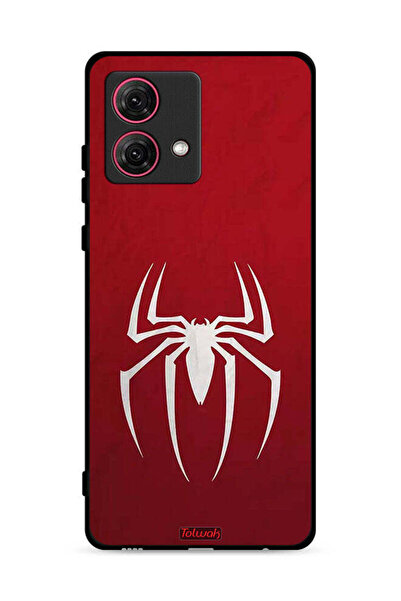 Tolwak غطاء حماية لهاتف موتورولا موتو جي 84 5 جي، أيقونة العنكبوت