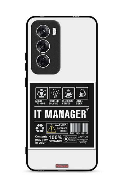Tolwak Oppo Reno12 5G Protective Case Cover It Manager Sticker