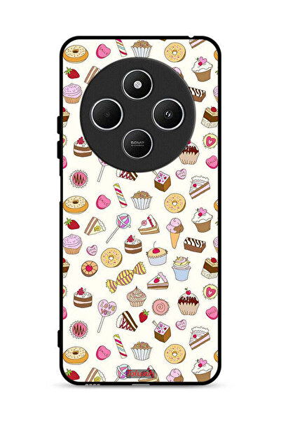 Tolwak Xiaomi Redmi 14R 5G Protective Case Cover Pattern Of Favorite Items