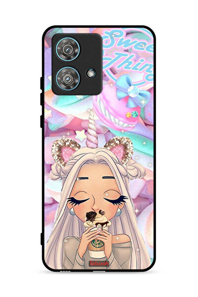 Tolwak غطاء حماية لهاتف موتورولا إيدج 40 نيو 5G بتصميم سويت ثينج