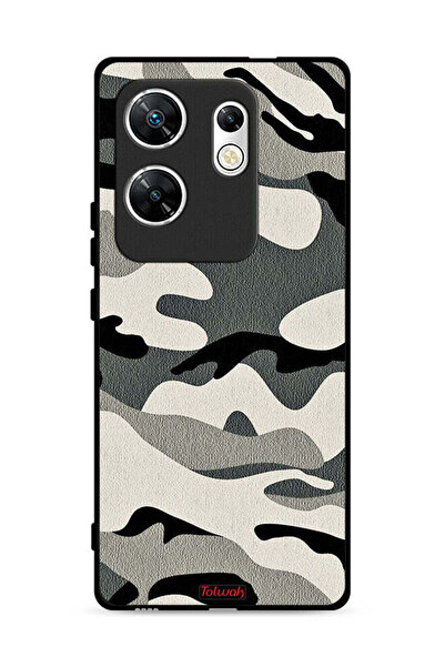 Tolwak غطاء حماية مموه لهاتف Infinix Zero 30 4G