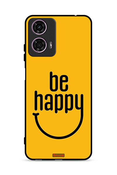 Tolwak Motorola Moto G24 4G Protective Case Cover Be Happy