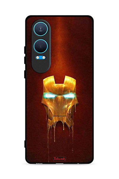Tolwak غطاء حماية لهاتف OnePlus Nord CE4 Lite 5G بطبعة Iron Man Marvel Comics
