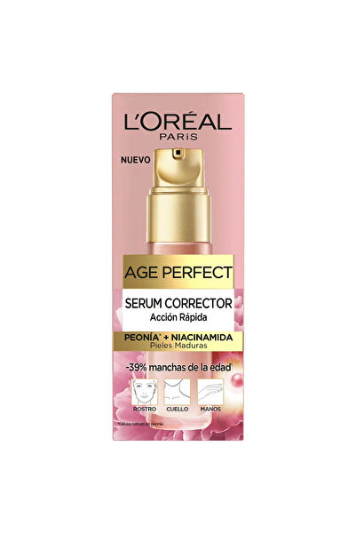 L'Oreal Paris Ser facial antirid cu efect de fermitate si luminozitate, AGE PERFECT, 30 ml