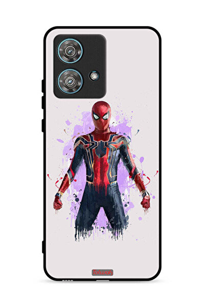 Tolwak غطاء حماية لهاتف موتورولا إيدج 40 نيو 5G بتصميم العنكبوت الحديدي