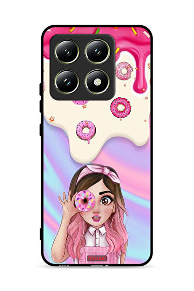 Tolwak غطاء حماية لهاتف شاومي 14T 5G يحمل صورة دونات