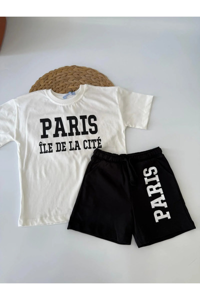 kidstalya Paris Shorts Suit