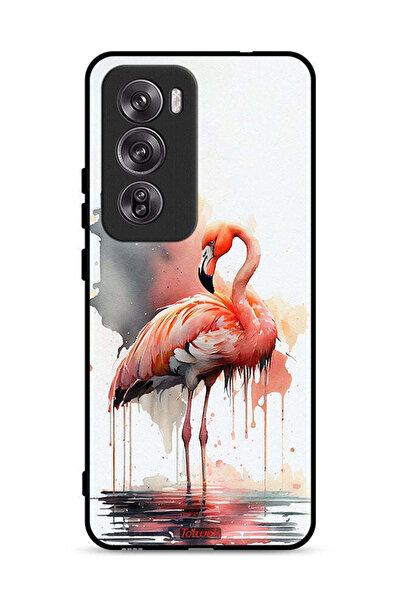 Tolwak غطاء حماية لهاتف Oppo Reno12 Pro 5G برسومات ألوان مائية استوائية