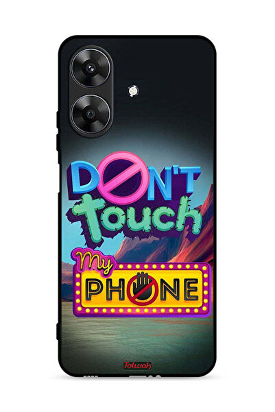 Tolwak غطاء حماية لهاتف Realme Note 60 4G، لا تلمس هاتفي