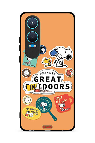 Tolwak غطاء حماية لهاتف OnePlus Nord CE4 Lite 5G بملصقات الفول السوداني