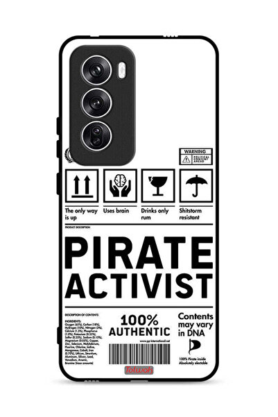 Tolwak غطاء حماية لهاتف Oppo Reno12 5G، ملصق ناشط خاص