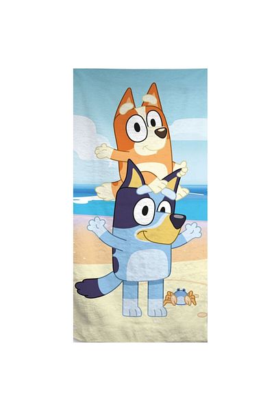 bluey Balanced towel, Quick drying, For bath and beach, Children 3+ years, 70×140 cm