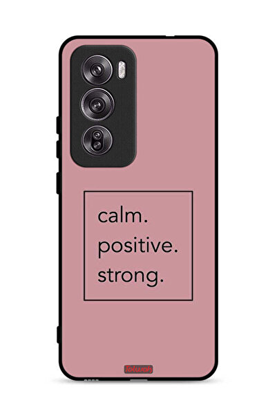 Tolwak غطاء حماية لهاتف Oppo Reno12 Pro 5G، هادئ وإيجابي وقوي