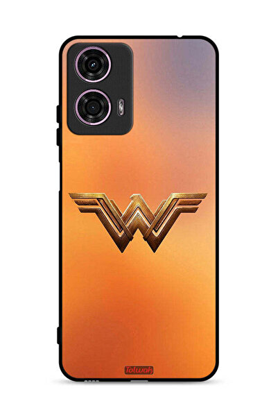 Tolwak غطاء حماية لهاتف موتورولا موتو جي 24 4G بشعار وندر وومن