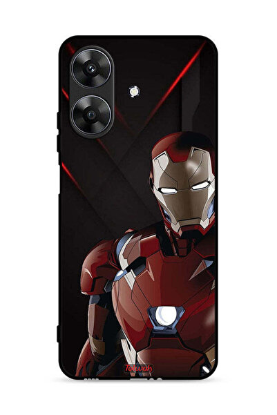 Tolwak غطاء حماية لهاتف Realme Note 60 4G Iron Man
