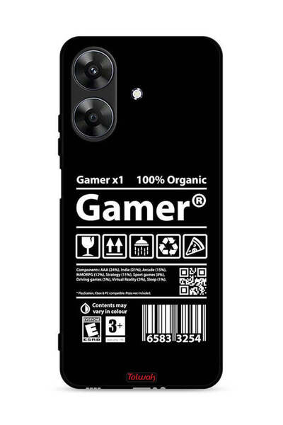 Tolwak Realme Note 60 4G Protective Case Cover Gamer Sticker