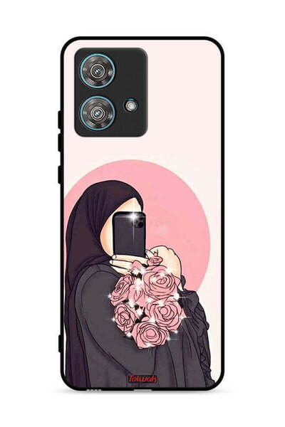 Tolwak غطاء حماية لهاتف موتورولا إيدج 40 نيو 5G، فن التقاط صور سيلفي مع حمل ا...