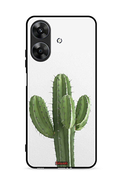 Tolwak غطاء حماية لهاتف Realme Note 60 4G بنقشة نبات الصبار