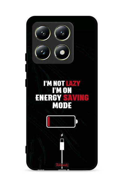 Tolwak غطاء حماية لهاتف Xiaomi 14T 5G أنا لست كسولاً، أنا في وضع توفير الطاقة