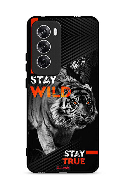 Tolwak غطاء حماية Oppo Reno12 5G Stay Wild Stay True