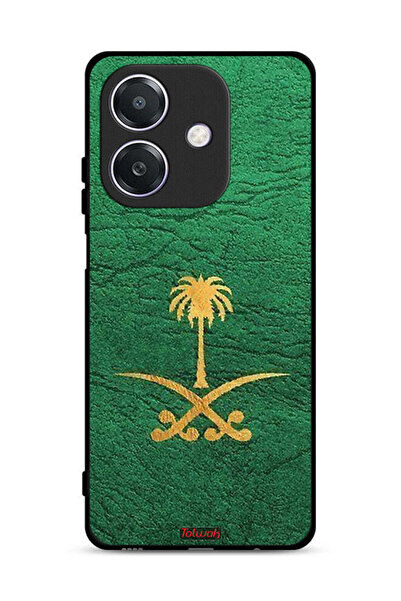 Tolwak غطاء حماية لهاتف Oppo A3x 5G، علامة المملكة العربية السعودية، جلد