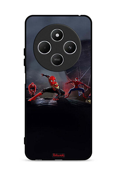 Tolwak Xiaomi Redmi 14R 5G Protective Case Cover Three Spiders