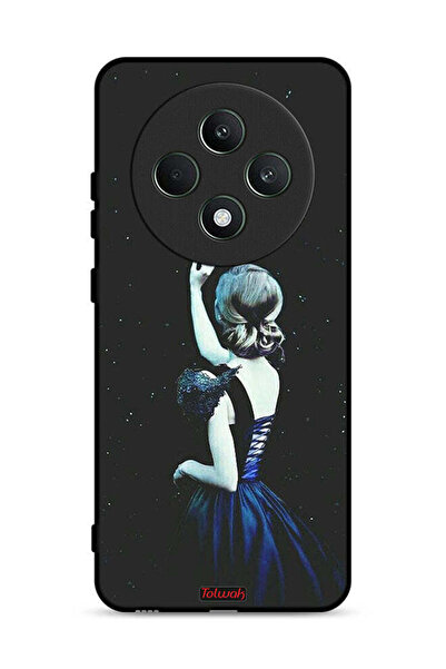 Tolwak غطاء حماية لهاتف Oppo Reno12 F 5G بنقشة نجمة مؤثرة