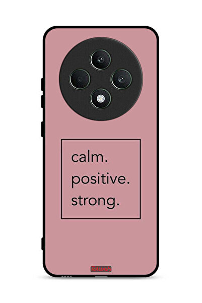 Tolwak غطاء حماية لهاتف Oppo Reno12 F 5G، هادئ، إيجابي، قوي