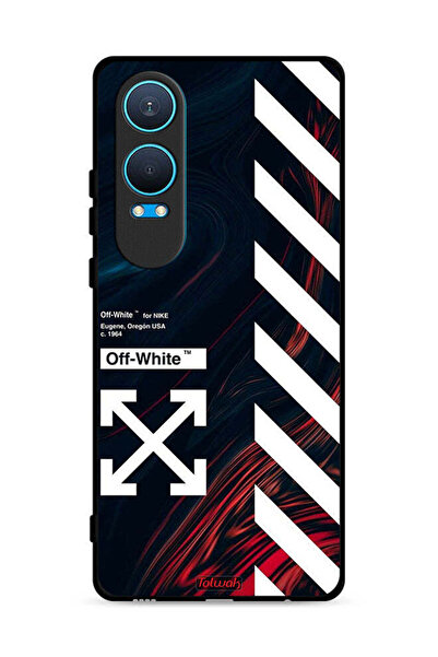 Tolwak OnePlus Nord CE4 Lite 5G Protective Case Cover Off White Sticker