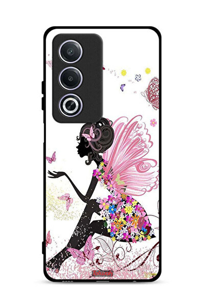 Tolwak غطاء حماية Oppo A3 Pro 5G بتصميم فتاة الفراشة