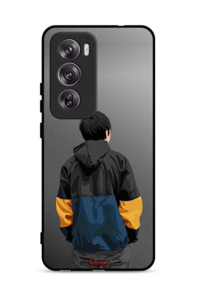 Tolwak غطاء حماية لهاتف Oppo Reno12 Pro 5G بصورة فنية لولد