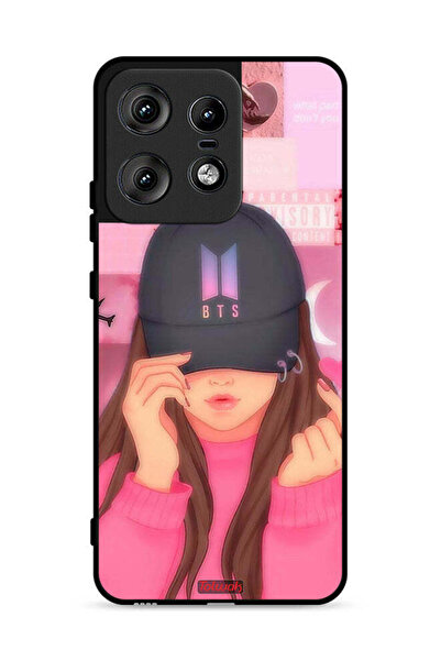 Tolwak غطاء حماية لهاتف موتورولا إيدج 50 برو 5G بطبعة فتاة سناب