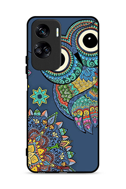 Tolwak غطاء حماية لهاتف Honor 90 Lite 5G بنقشة بومة زهرية