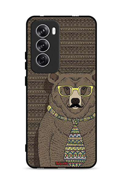 Tolwak غطاء حماية لهاتف Oppo Reno12 5G Mr Wolf