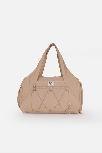 ICONE BAG Geantă de sport și yoga pentru femei – buzunar multiplu, compartiment pentru pantofi, detaliu din cauciuc, buzunar frontal cu fermoar