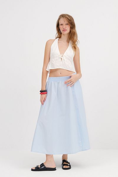 Addax Long Skirt with Elastic Waist E13751-L3
